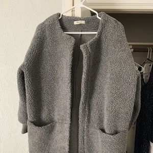 Madewell Bonded Sherpa Cocoon Jacket